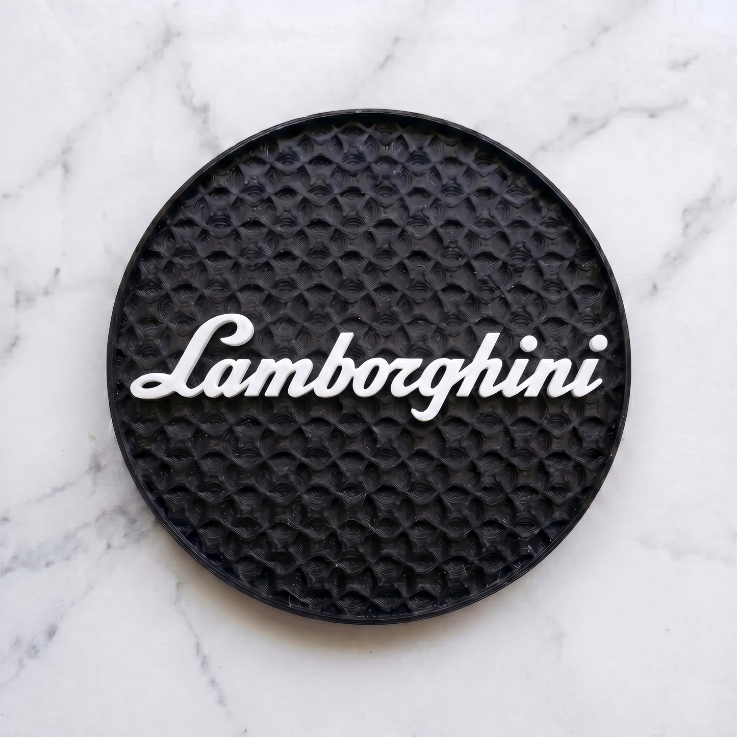 Lamborghini Custom 3D Logo Coaster – Personalized Edition