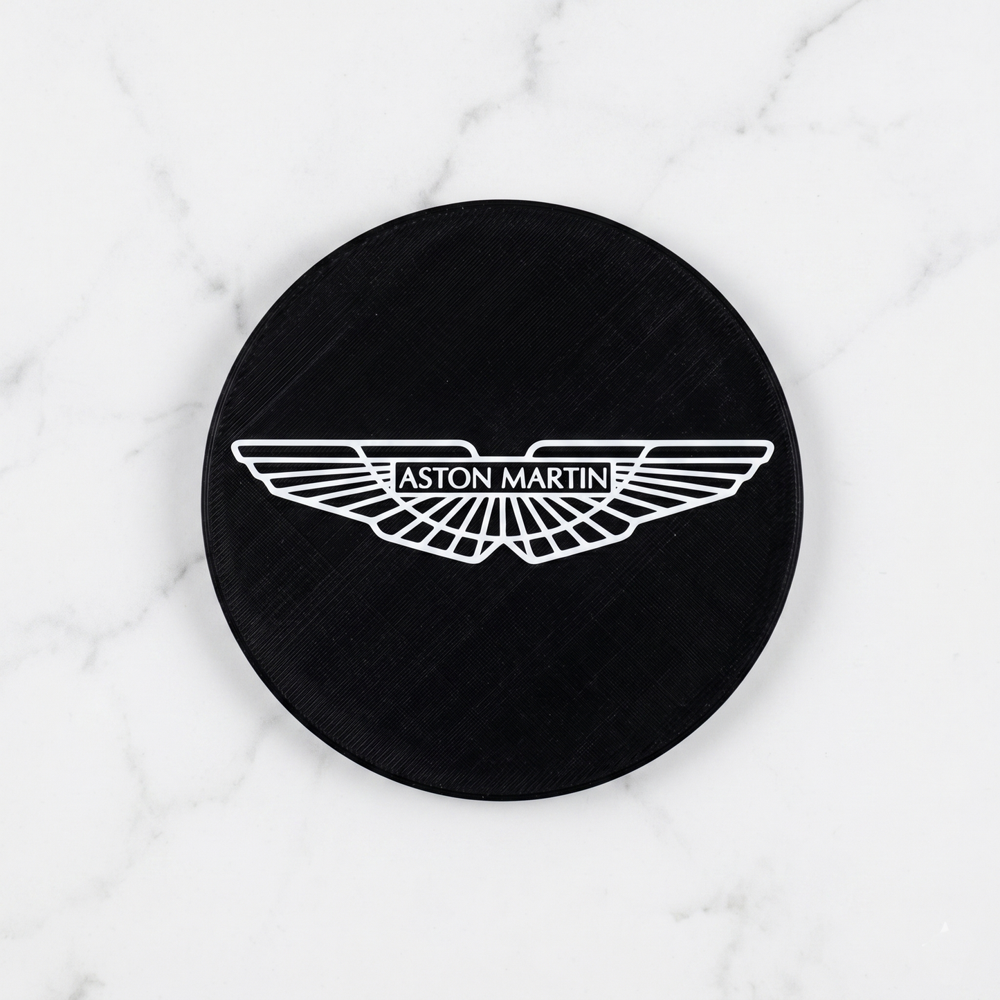 Aston Martin Custom 3D Logo Coaster – Personalized Edition