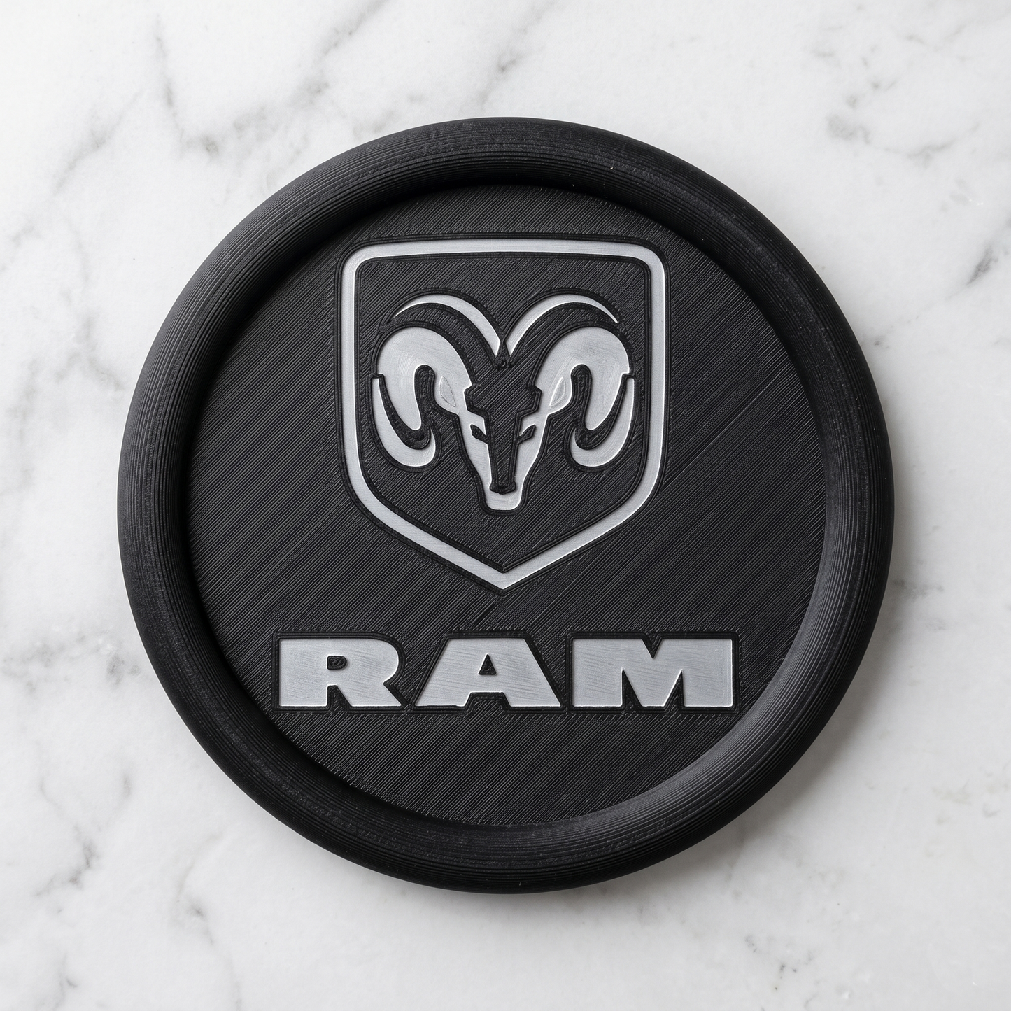 Dodge Custom 3D Logo Coaster – Personalized Edition