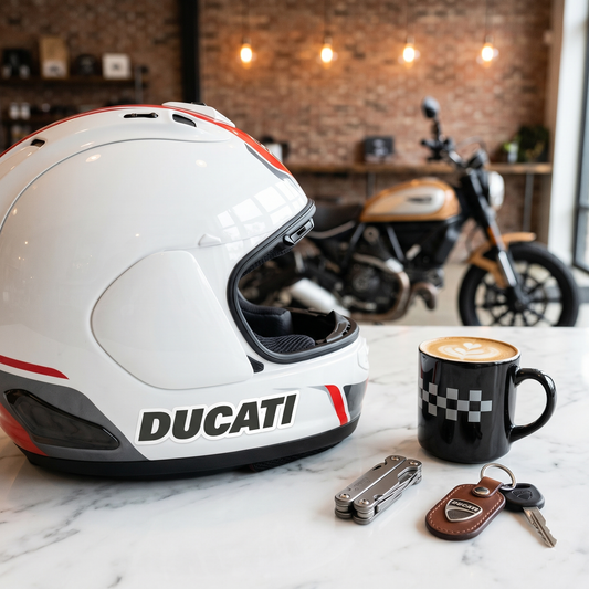 Ducati Kiss-Cut Vinyl Sticker – Racing Stealth Edition