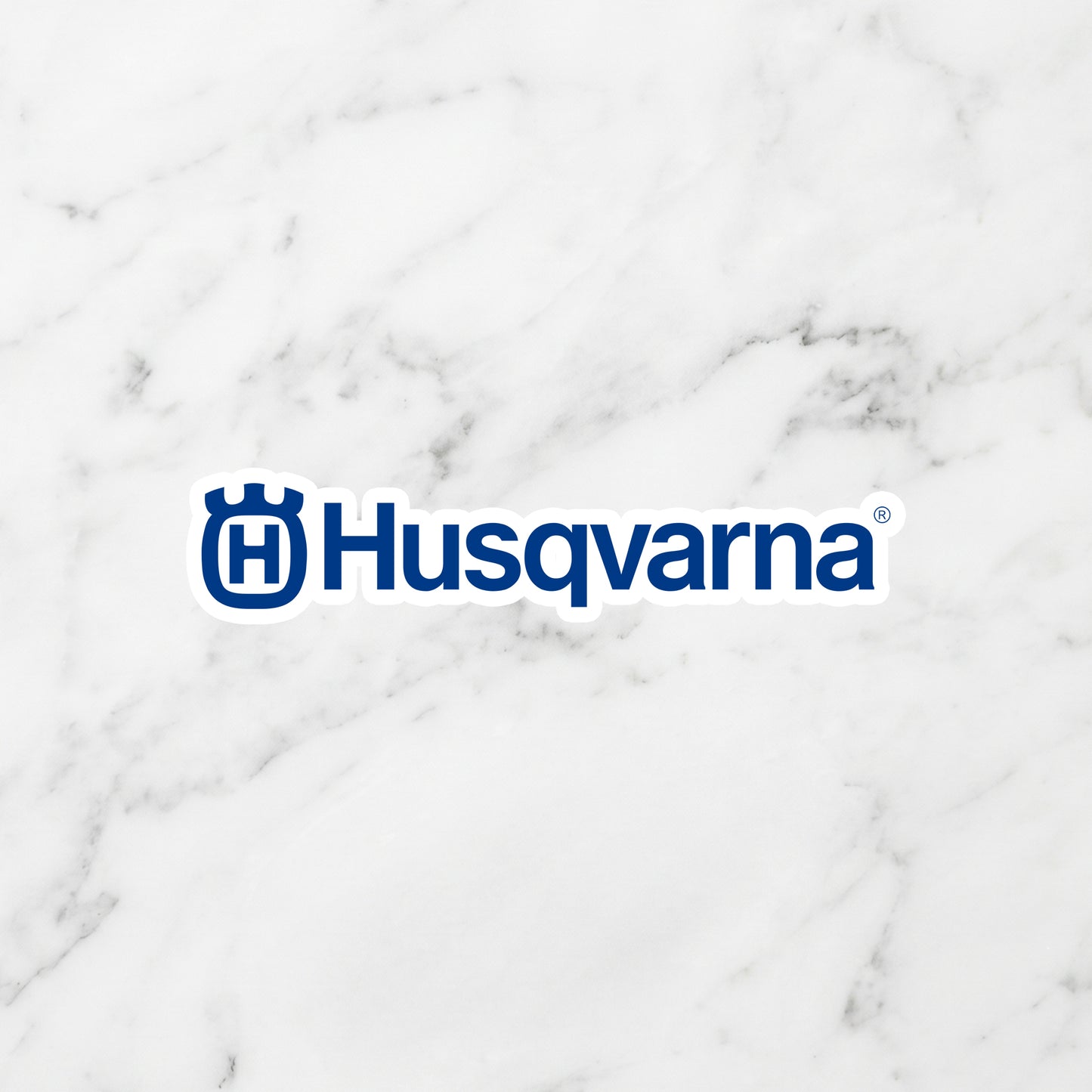 Husqvarna Logo Kiss-Cut Vinyl Sticker – Swedish Blue Edition