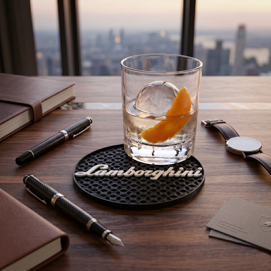 Lamborghini Custom 3D Logo Coaster – Personalized Edition