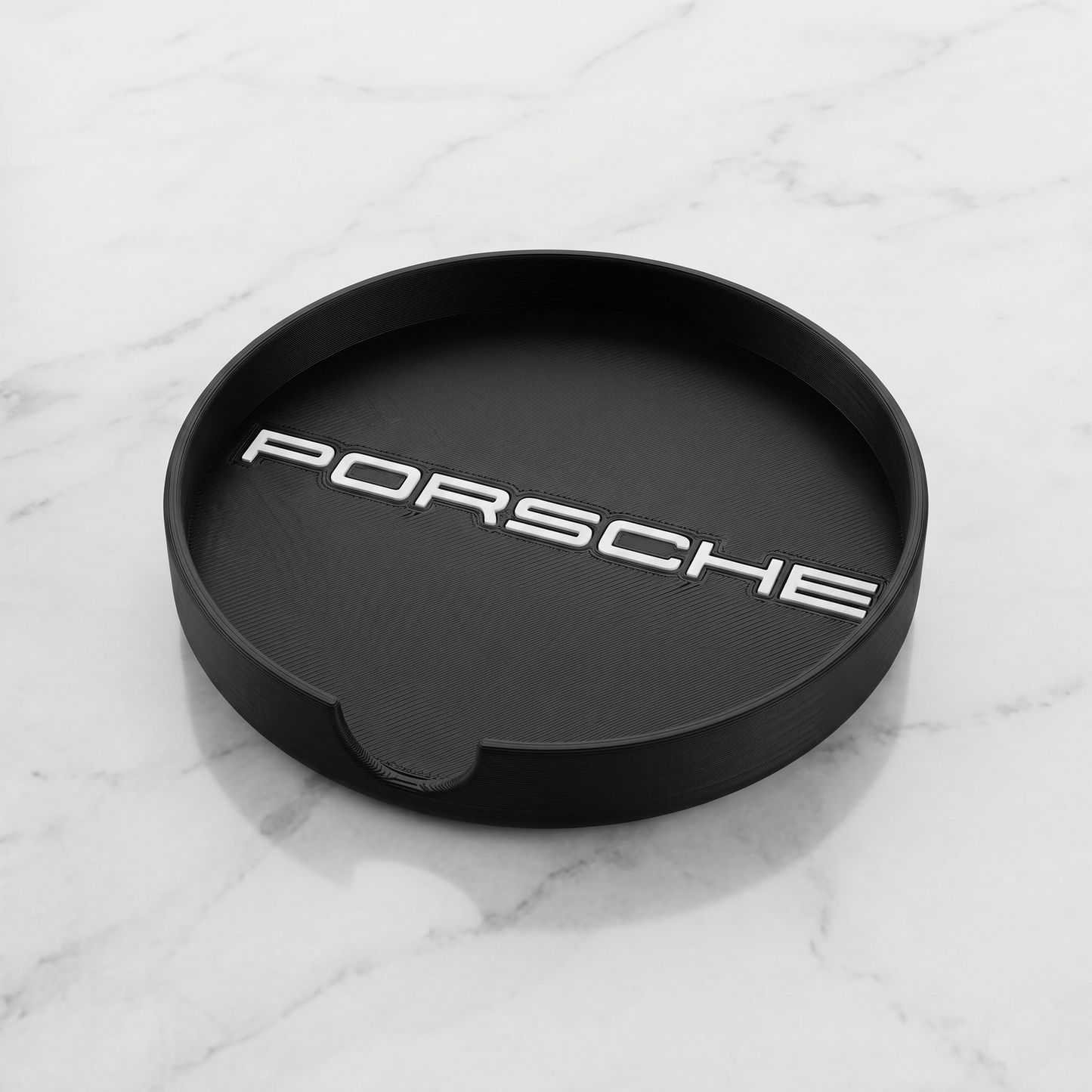 Porsche Custom 3D Logo Coaster – Personalized Edition