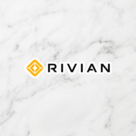 Rivian Compass Logo Kiss-Cut Vinyl Sticker – Adventure Ready Edition