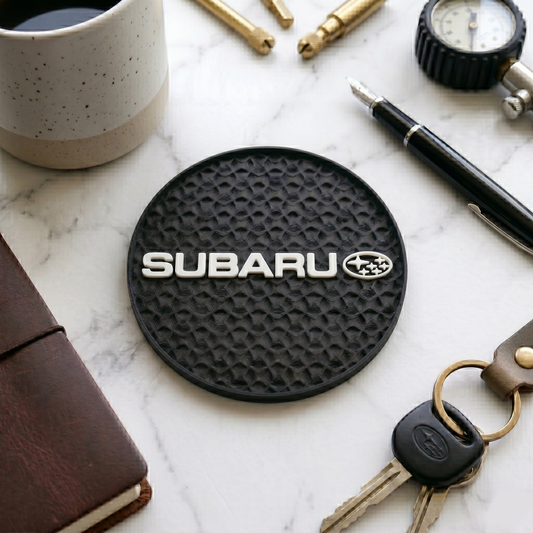 Subaru Custom 3D Logo Coaster – Personalized Edition