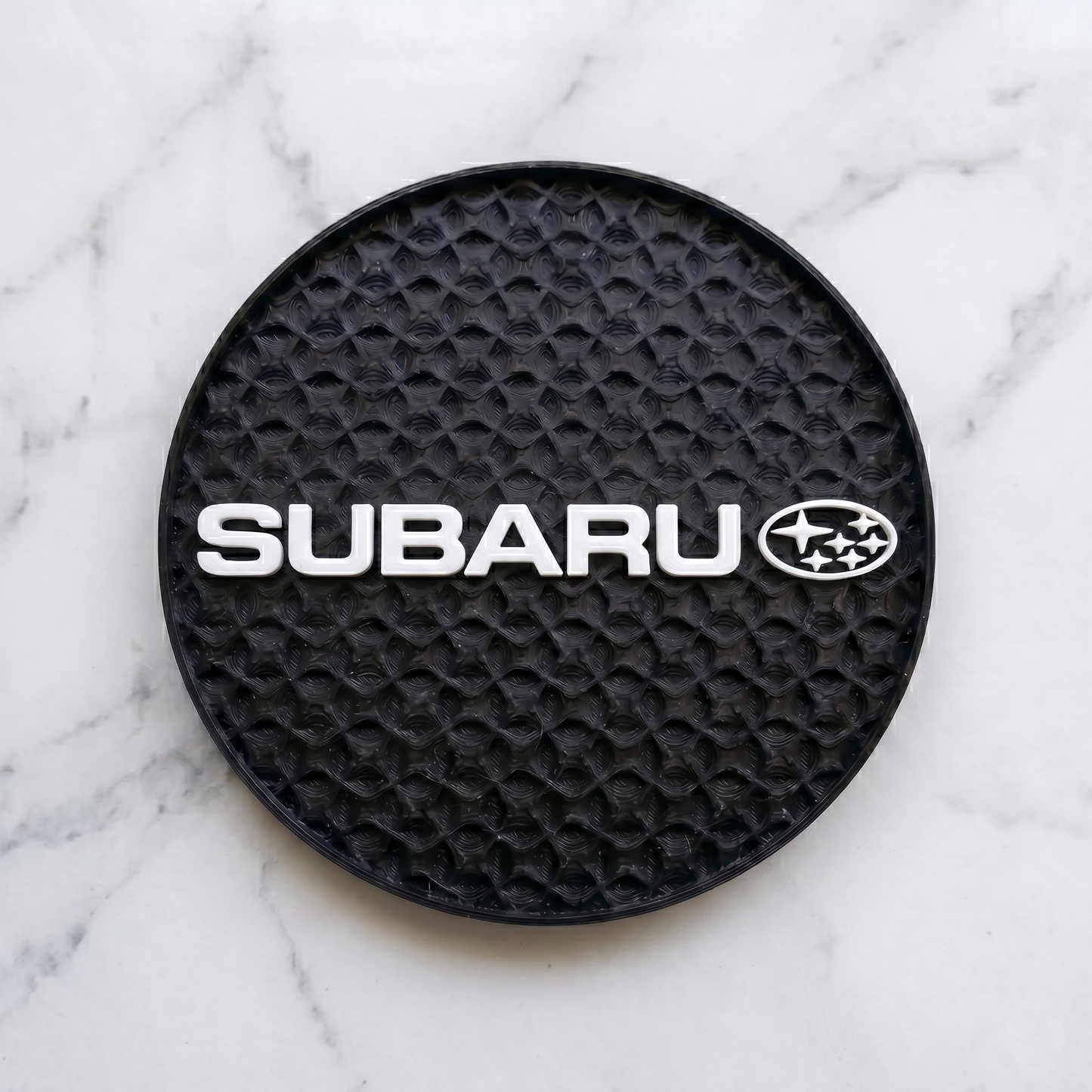 Subaru Custom 3D Logo Coaster – Personalized Edition