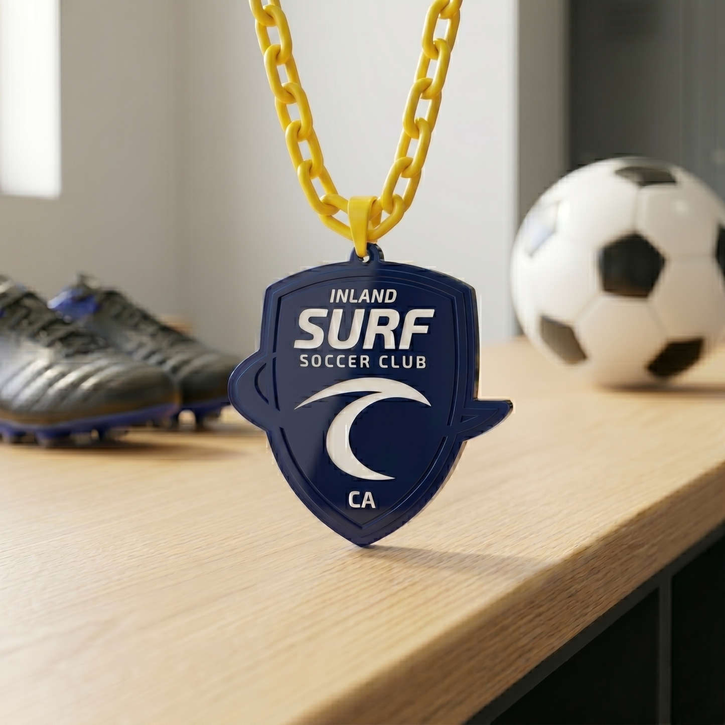 Custom Surf Soccer Hype Chain | Personalized Team Spirit Gear