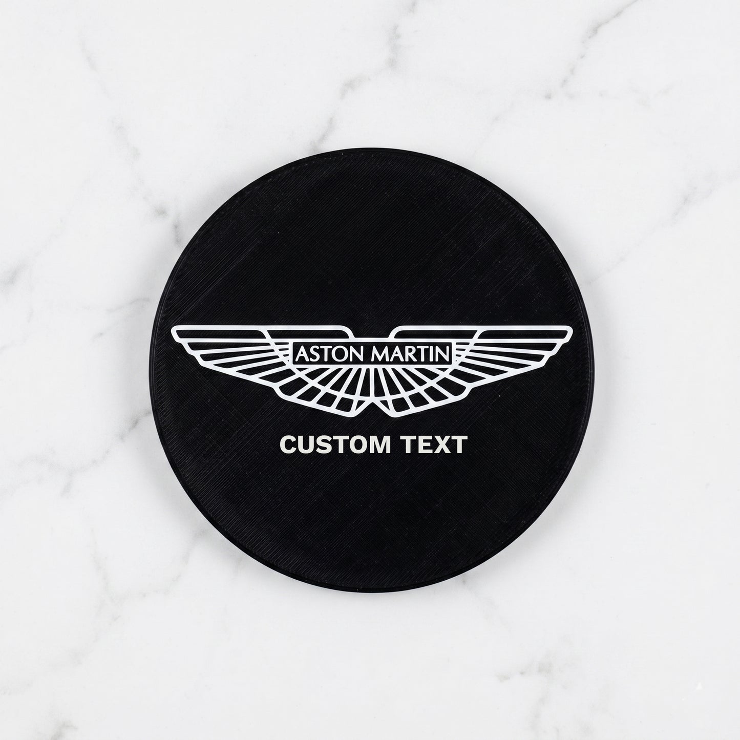 Aston Martin Custom 3D Logo Coaster – Personalized Edition