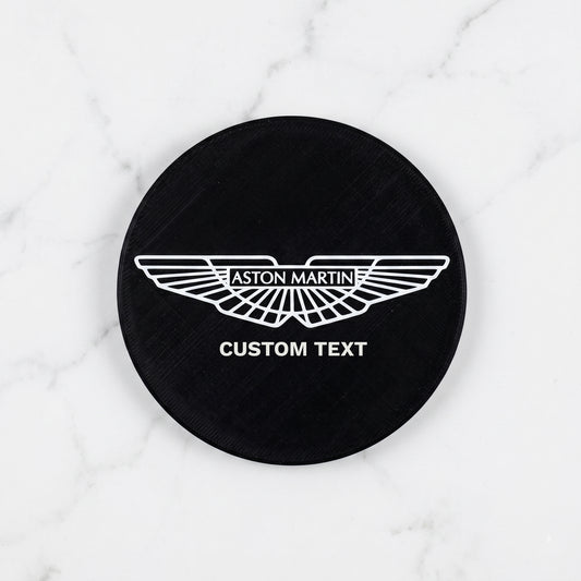 Aston Martin Custom 3D Logo Coaster – Personalized Edition