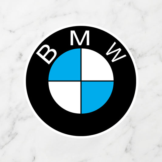 BMW Roundel Logo Kiss-Cut Vinyl Sticker – Classic M-Sport Edition