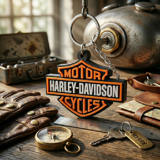 Harley-Davidson Bar & Shield Keychain