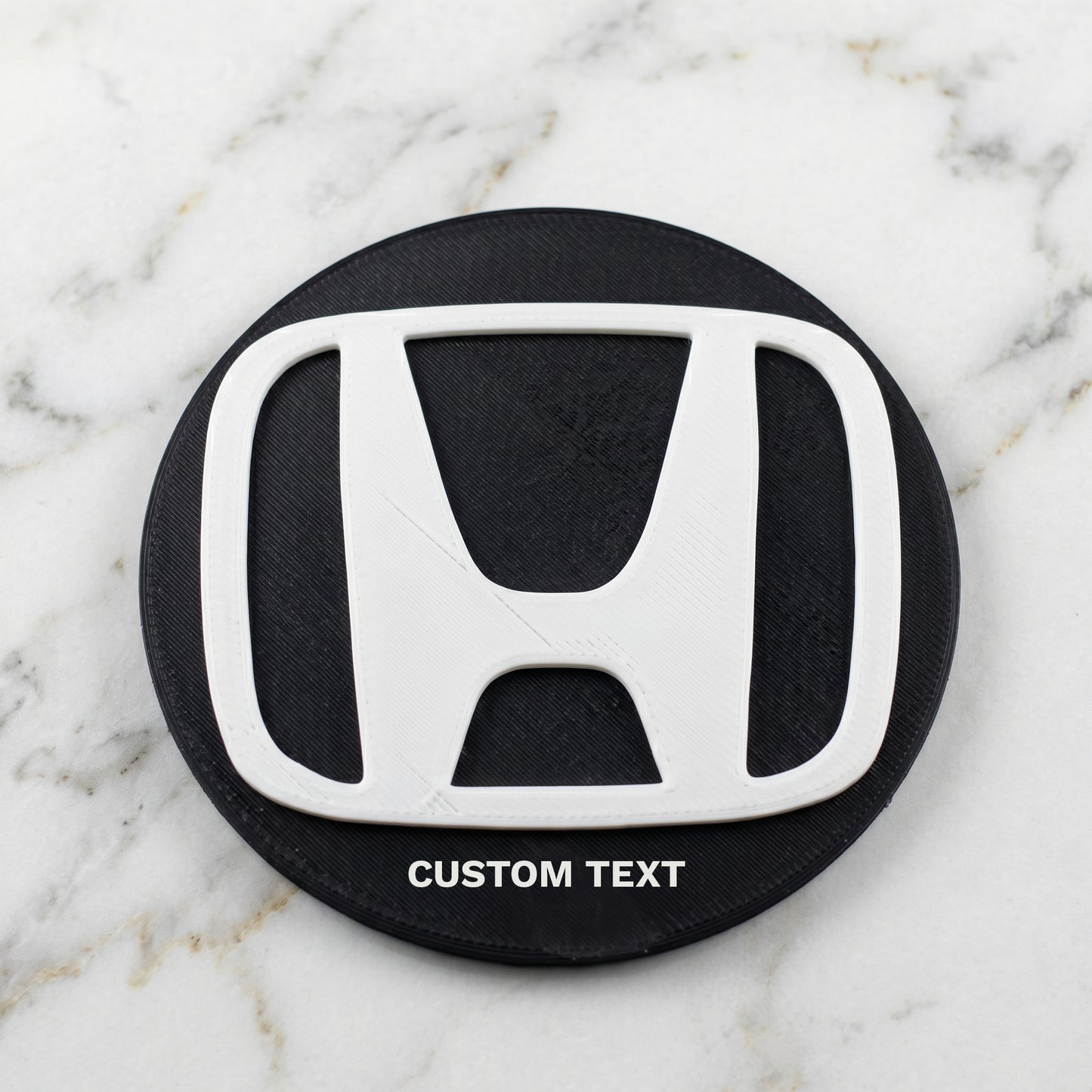 Honda Custom 3D Logo Coaster – Personalized Edition