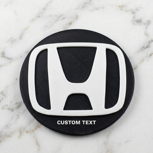 Honda Custom 3D Logo Coaster – Personalized Edition