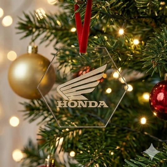 Custom Honda Motorcycle Acrylic Ornament