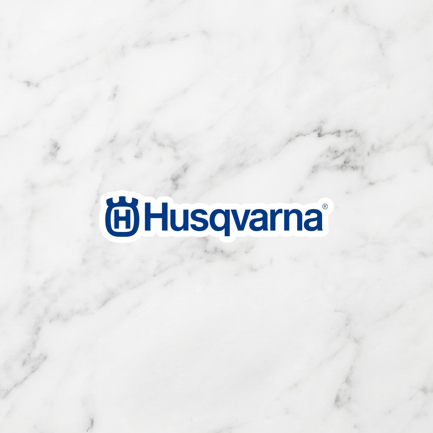 Husqvarna Logo Kiss-Cut Vinyl Sticker – Swedish Blue Edition