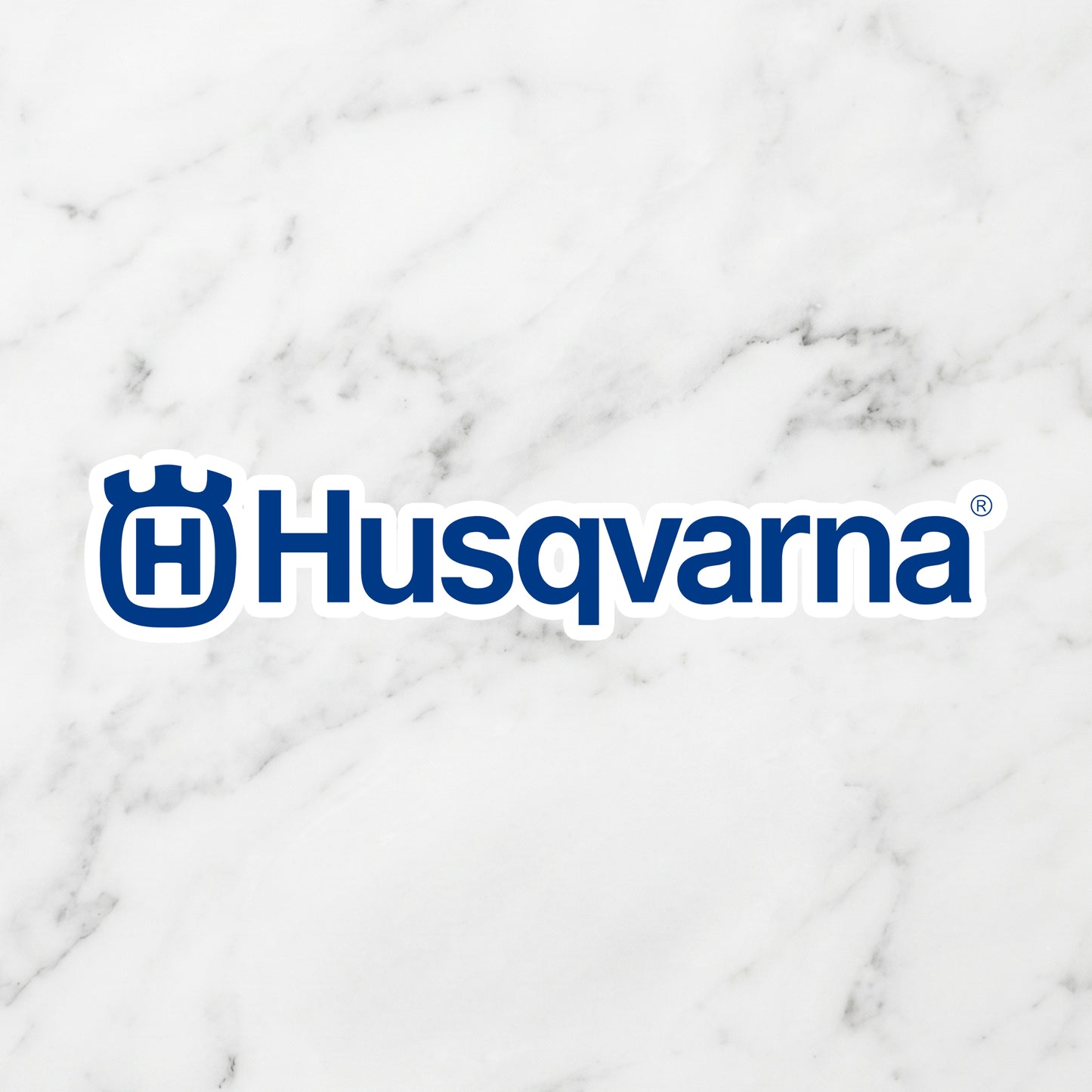Husqvarna Logo Kiss-Cut Vinyl Sticker – Swedish Blue Edition