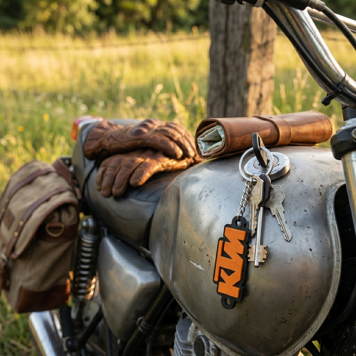 KTM Logo Keychain – Ready to Race Edition