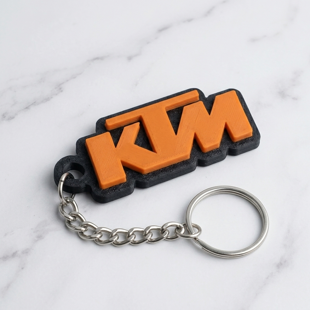 KTM Logo Keychain – Ready to Race Edition