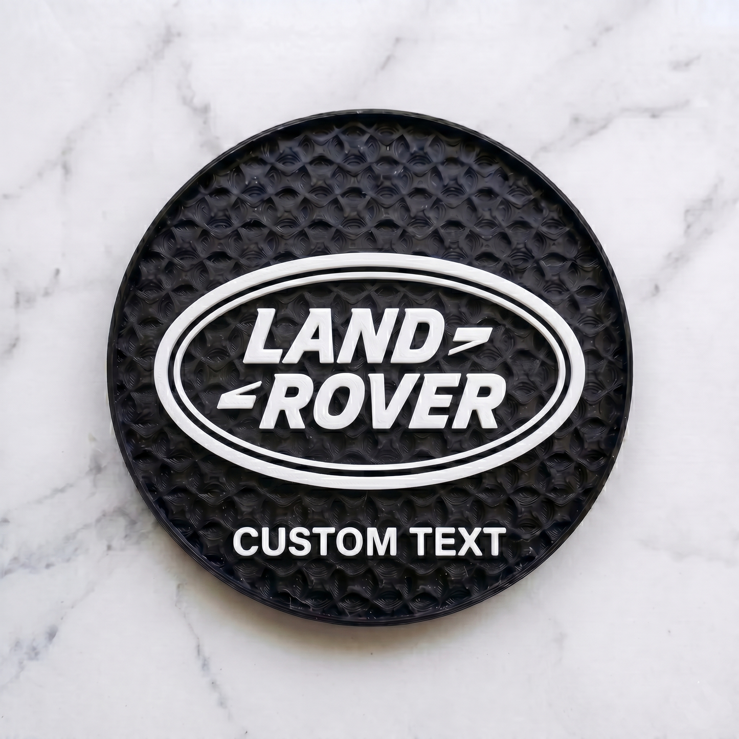 Land Rover Custom 3D Logo Coaster – Personalized Edition