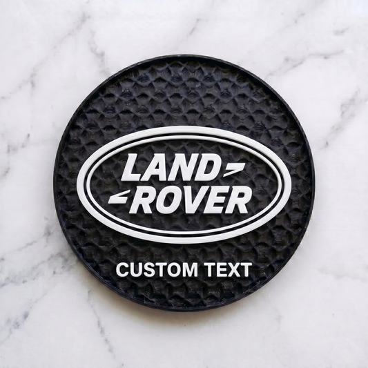 Land Rover Custom 3D Logo Coaster – Personalized Edition