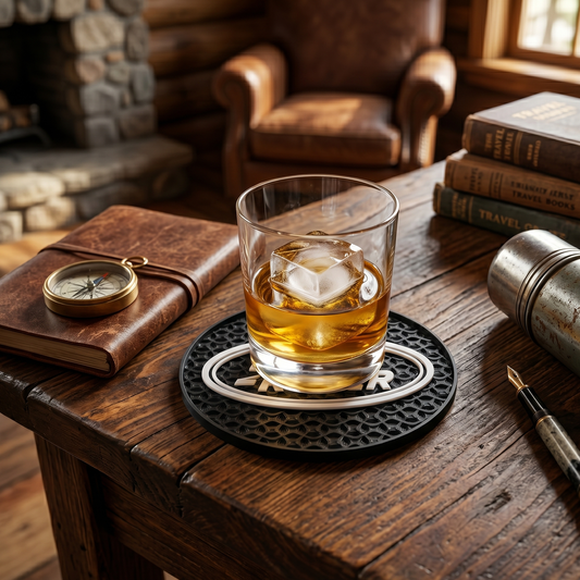 Land Rover Custom 3D Logo Coaster – Personalized Edition
