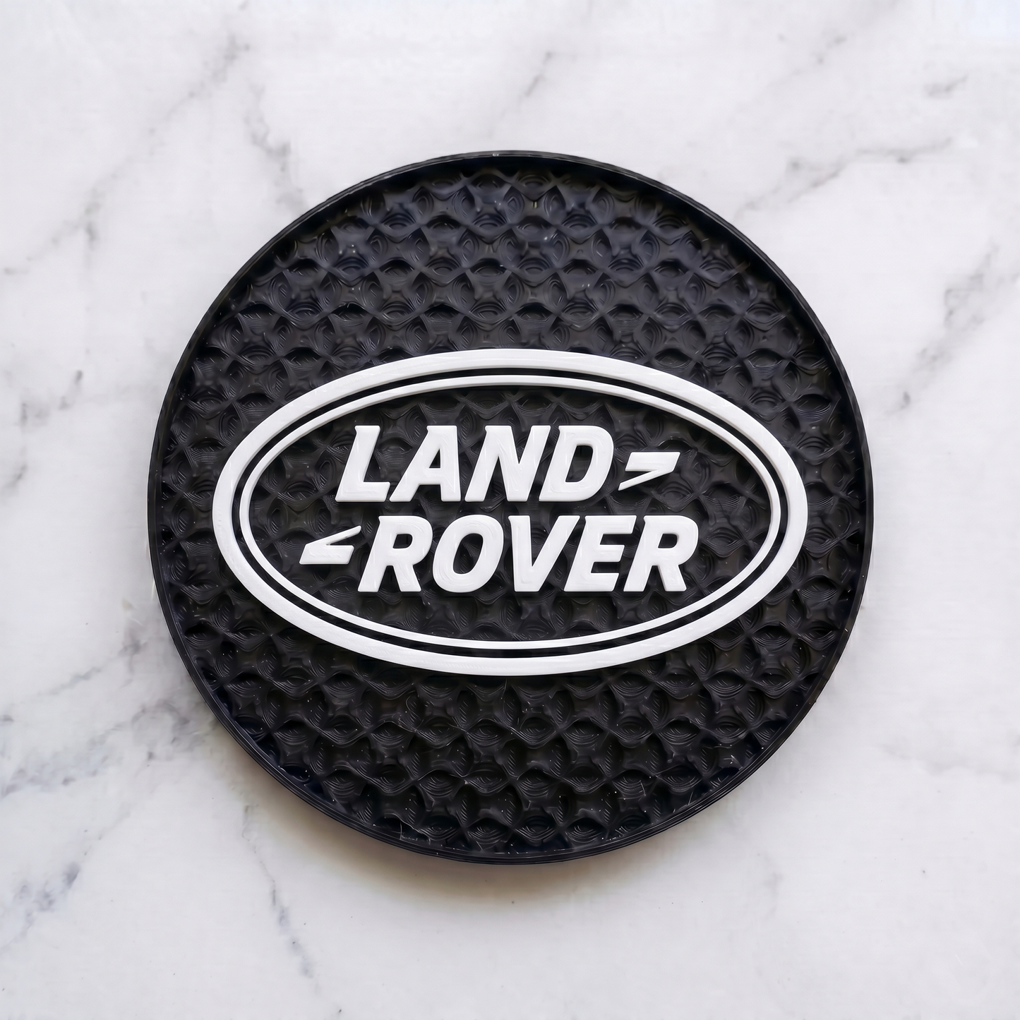 Land Rover Custom 3D Logo Coaster – Personalized Edition