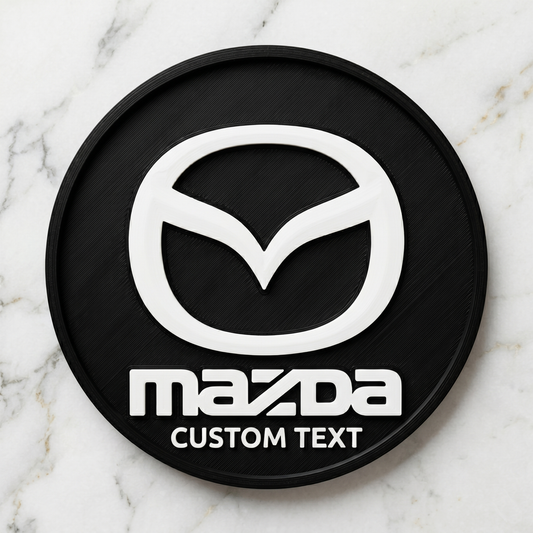 Mazda Custom 3D Logo Coaster – Personalized Edition