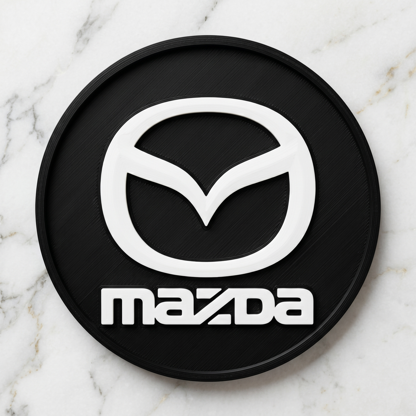 Mazda Custom 3D Logo Coaster – Personalized Edition