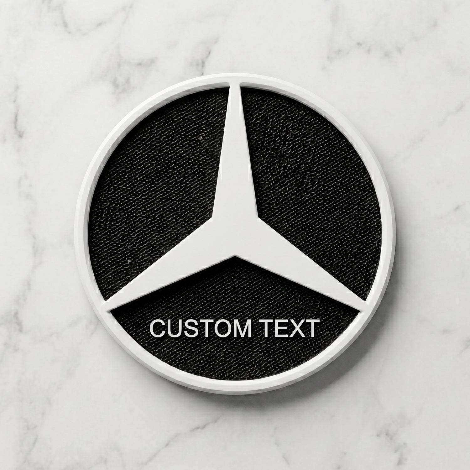 Mercedes Custom 3D Logo Coaster – Personalized Edition