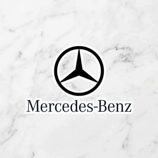 Mercedes-Benz Star Kiss-Cut Vinyl Sticker – Silver Lining Edition