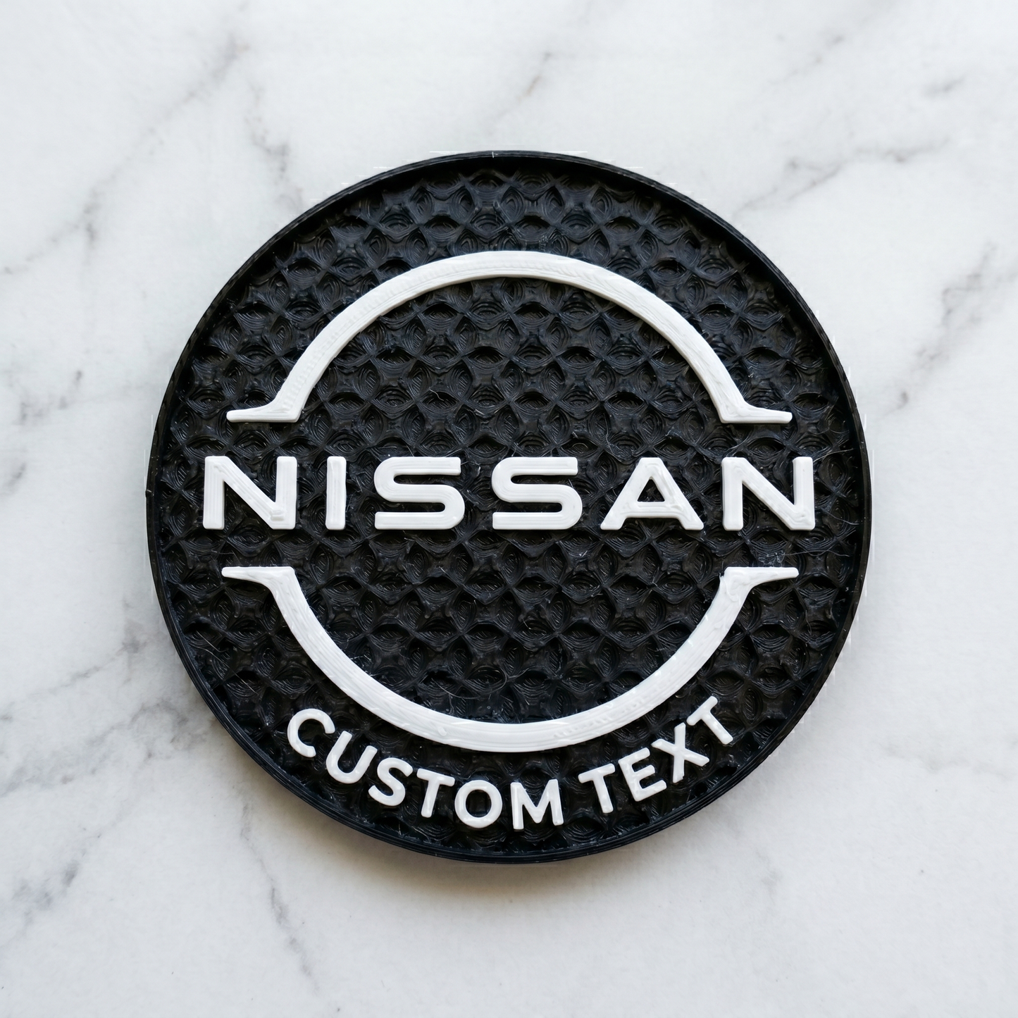 Nissan Custom 3D Logo Coaster – Personalized Edition