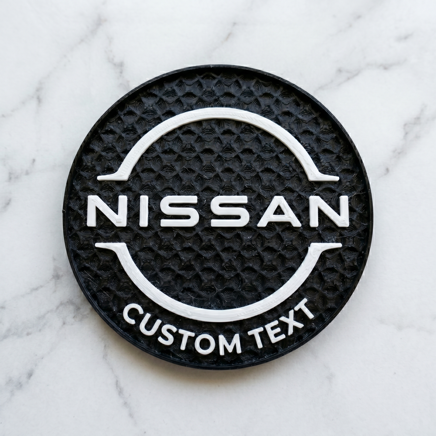 Nissan Custom 3D Logo Coaster – Personalized Edition