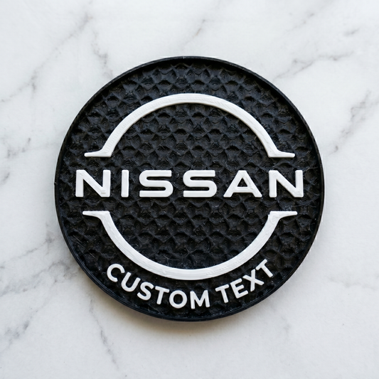 Nissan Custom 3D Logo Coaster – Personalized Edition