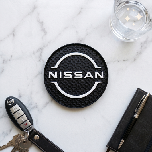 Nissan Custom 3D Logo Coaster – Personalized Edition