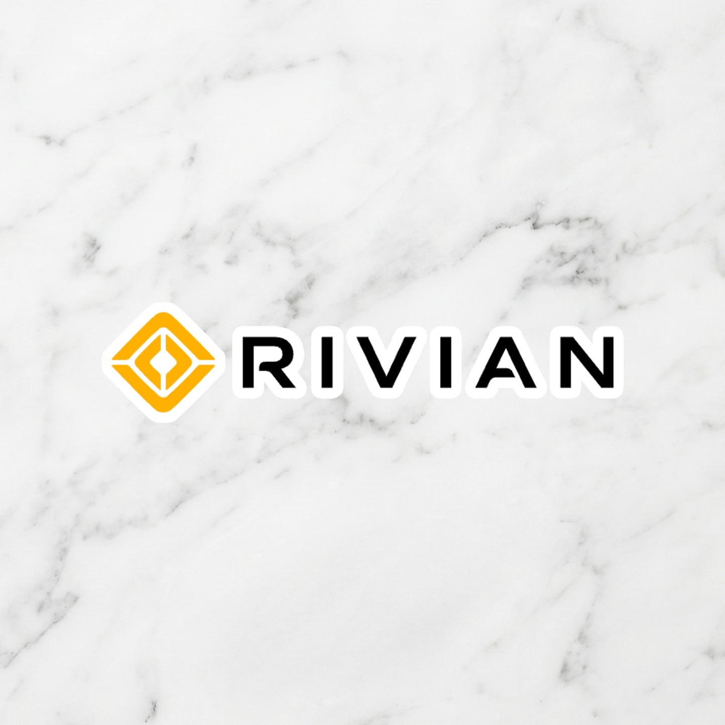 Rivian Compass Logo Kiss-Cut Vinyl Sticker – Adventure Ready Edition