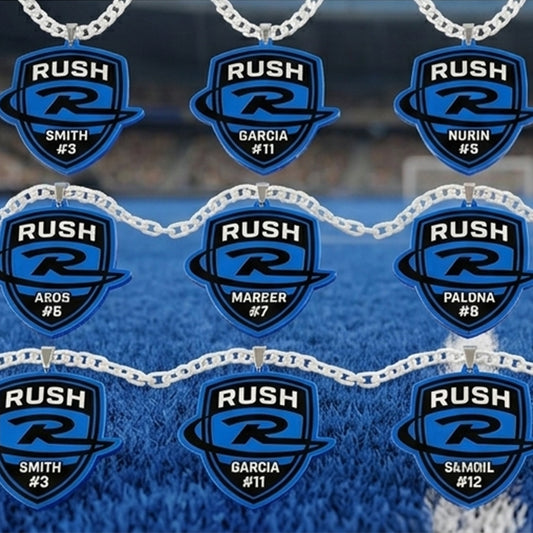 Custom Rush Soccer Hype Chain | Personalized Team Spirit Gear