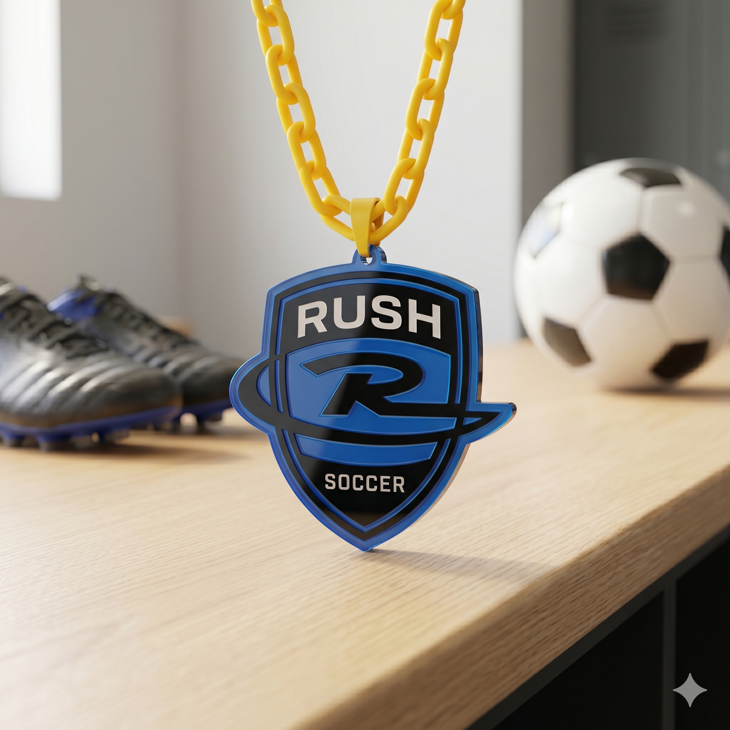 Custom Rush Soccer Hype Chain | Personalized Team Spirit Gear