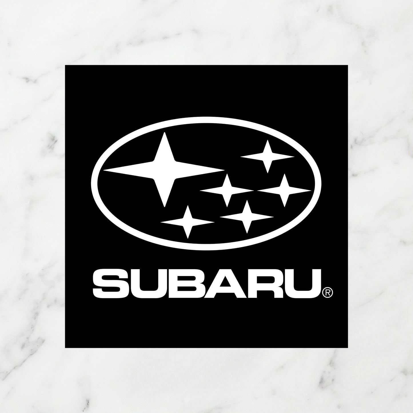 Subaru Kiss-Cut Vinyl Sticker – Rally Stealth Edition