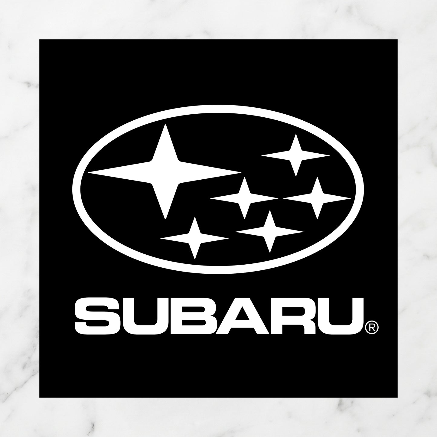 Subaru Kiss-Cut Vinyl Sticker – Rally Stealth Edition