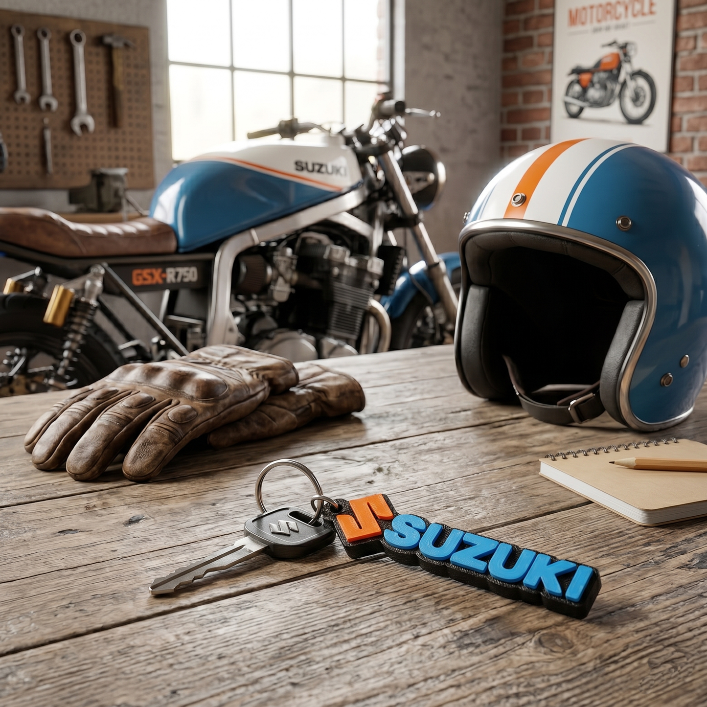 Suzuki Logo Keychain – Way of Life Edition