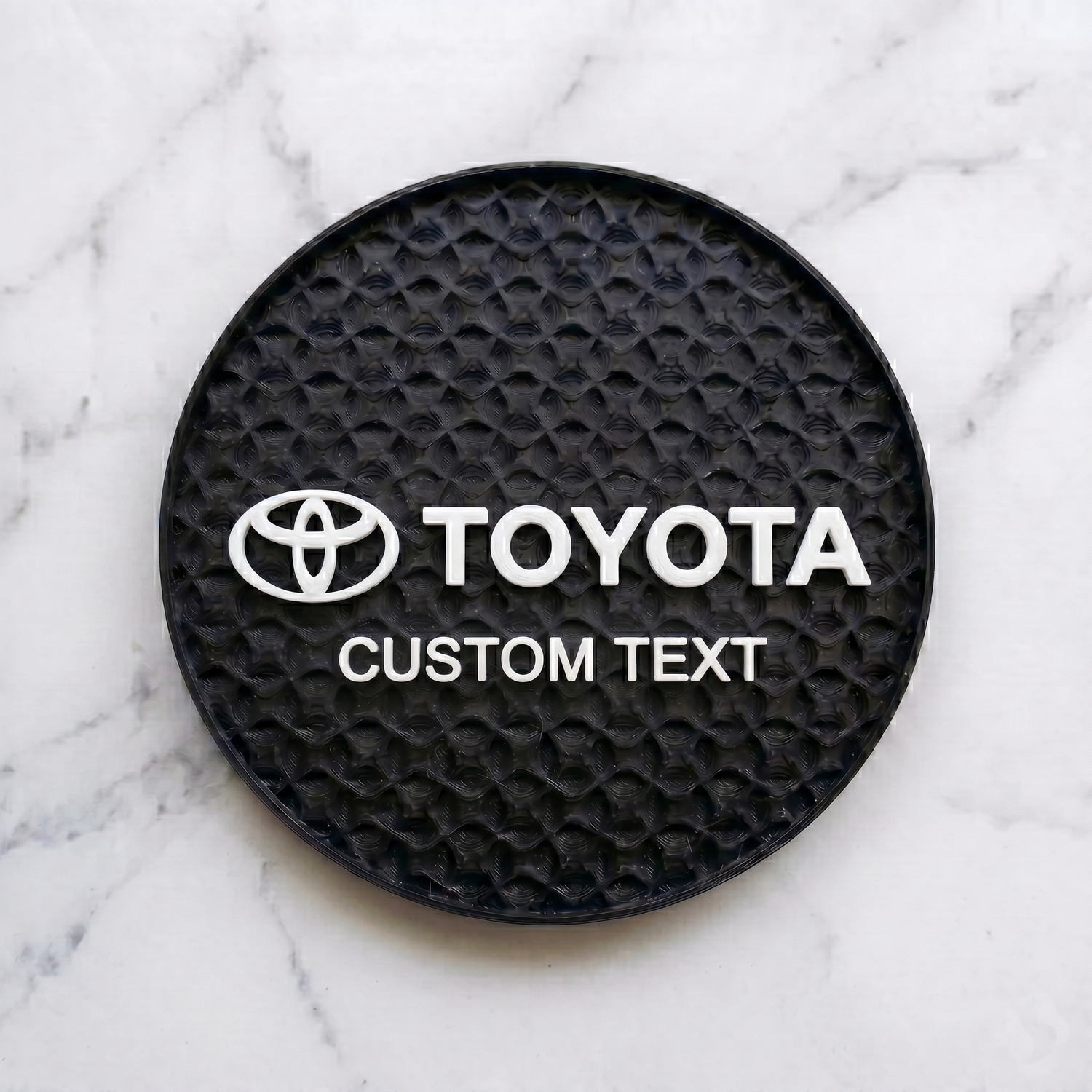 Toyota Custom 3D Logo Coaster – Personalized Edition