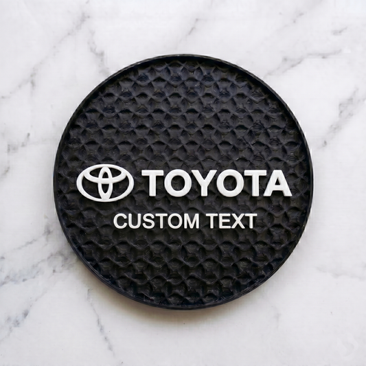 Toyota Custom 3D Logo Coaster – Personalized Edition