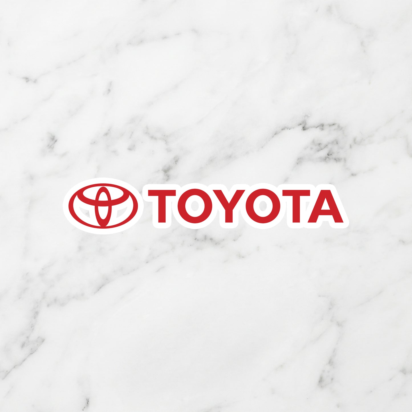 Toyota Kiss-Cut Vinyl Sticker – Heritage Red Edition