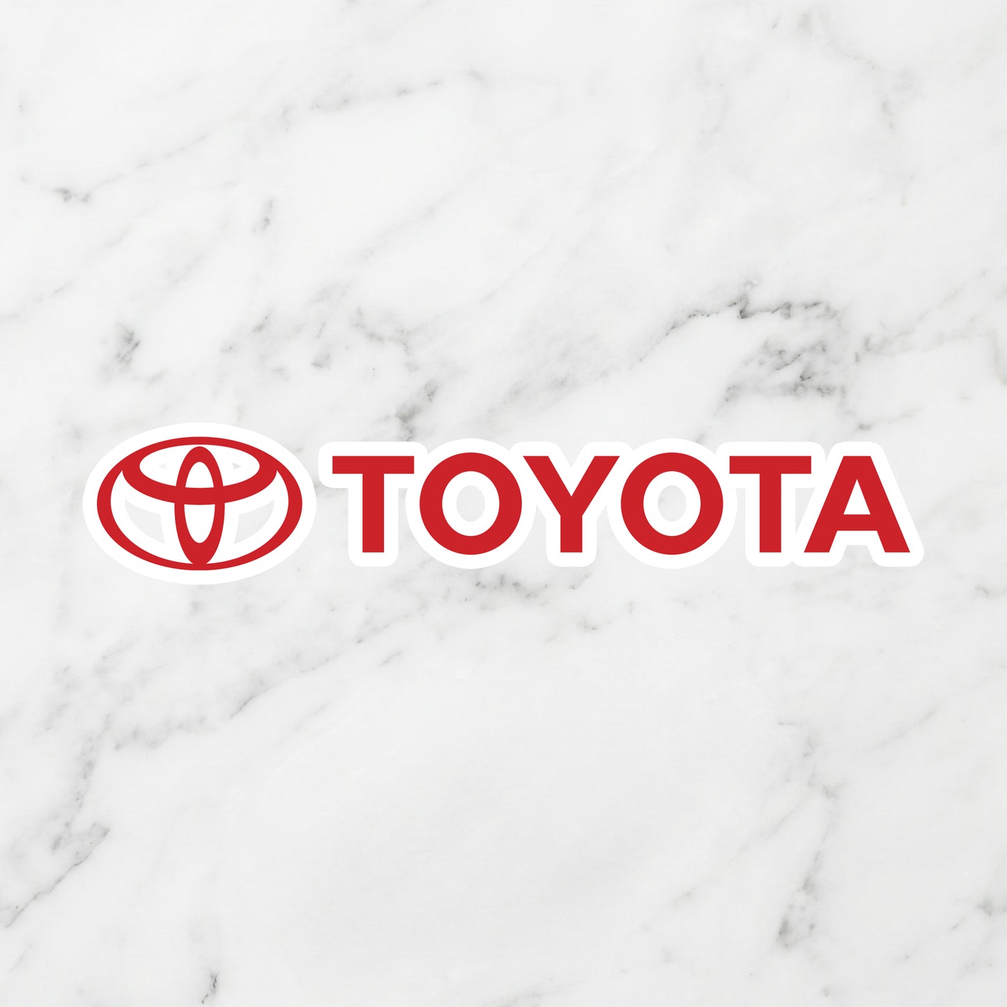 Toyota Kiss-Cut Vinyl Sticker – Heritage Red Edition